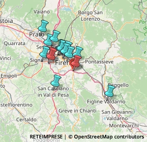 Mappa Via volta angolo, 50012 Bagno a Ripoli FI, Italia (10.56313)