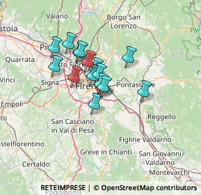 Mappa Via volta angolo, 50012 Bagno a Ripoli FI, Italia (9.81867)