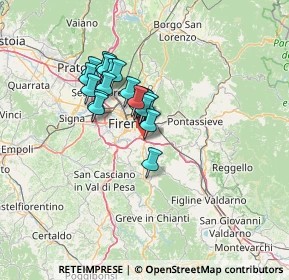 Mappa Via volta angolo, 50012 Bagno a Ripoli FI, Italia (9.5845)