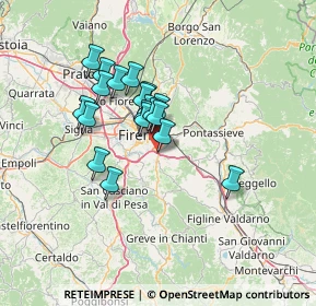 Mappa Via volta angolo, 50012 Bagno a Ripoli FI, Italia (10.77526)