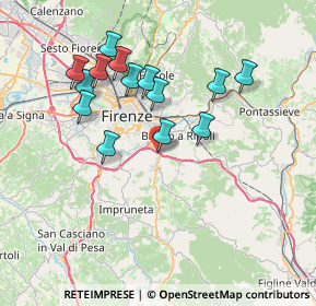 Mappa Via volta angolo, 50012 Bagno a Ripoli FI, Italia (7.13714)