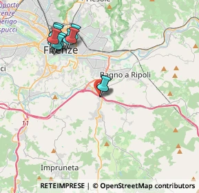 Mappa Via volta angolo, 50012 Bagno a Ripoli FI, Italia (4.2075)