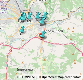 Mappa Via volta angolo, 50012 Bagno a Ripoli FI, Italia (3.59364)