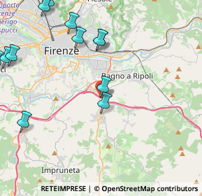 Mappa Via volta angolo, 50012 Bagno a Ripoli FI, Italia (5.79615)