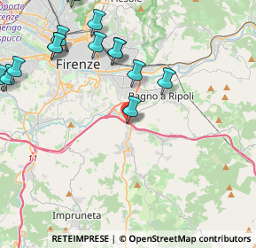 Mappa Via volta angolo, 50012 Bagno a Ripoli FI, Italia (6.3365)