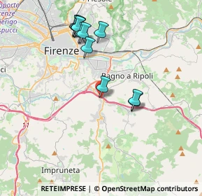 Mappa Via volta angolo, 50012 Bagno a Ripoli FI, Italia (4.0175)