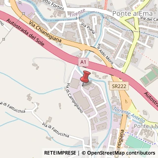 Mappa Via A. Meucci, 3, 50012 Bagno a Ripoli, Firenze (Toscana)