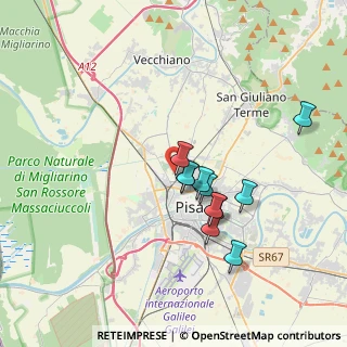 Mappa Via S. Iacopo, 56123 Pisa PI, Italia (3.05)