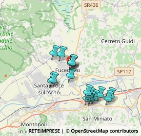 Mappa Via Vincenzo Bellini, 50054 Fucecchio FI, Italia (3.2475)