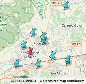 Mappa Via Vincenzo Bellini, 50054 Fucecchio FI, Italia (4.20182)