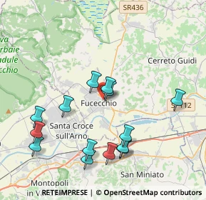 Mappa Via Vincenzo Bellini, 50054 Fucecchio FI, Italia (4.20357)