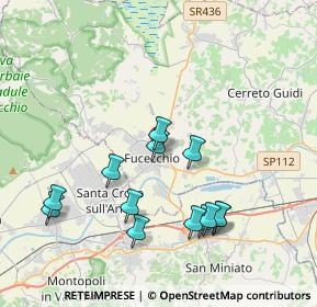 Mappa Via Vincenzo Bellini, 50054 Fucecchio FI, Italia (4.00538)