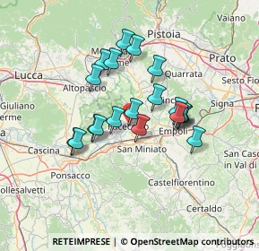 Mappa Via Vincenzo Bellini, 50054 Fucecchio FI, Italia (11.3285)