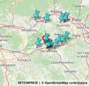 Mappa Via Vincenzo Bellini, 50054 Fucecchio FI, Italia (10.19188)