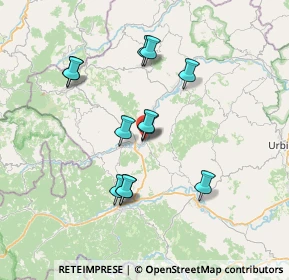 Mappa Via Giovan Battisti Pergolesi, 61026 Lunano PU, Italia (6.64917)
