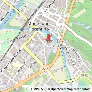 Mappa Via XXV Aprile, 12, 50056 Montelupo Fiorentino, Firenze (Toscana)