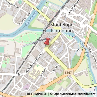 Mappa Via Raffaello Caverni, 34, 50056 Montelupo Fiorentino, Firenze (Toscana)