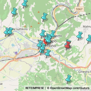 Mappa Via R. Caverni, 50056 Montelupo Fiorentino FI, Italia (2.1105)