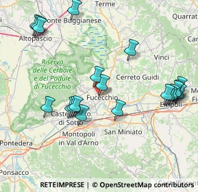 Mappa Via Francesco Petrarca, 50054 Fucecchio FI, Italia (9.171)