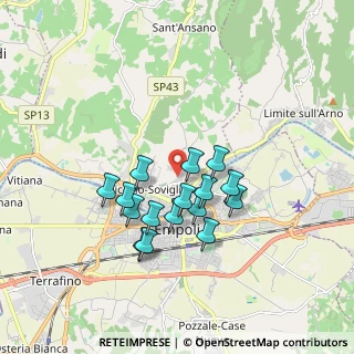 Mappa Via Giotto, 50059 Vinci FI, Italia (1.49625)