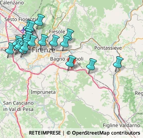 Mappa Via del Petriolo, 50012 Antella FI, Italia (9.842)