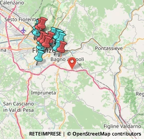 Mappa Via del Petriolo, 50012 Antella FI, Italia (8.04842)