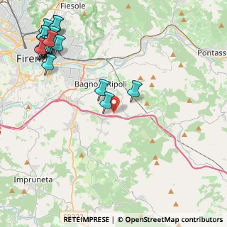 Mappa Via del Petriolo, 50012 Antella FI, Italia (6.2725)