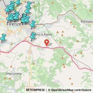 Mappa Via del Petriolo, 50012 Antella FI, Italia (7.3185)