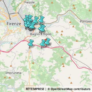Mappa Via del Petriolo, 50012 Antella FI, Italia (3.94647)