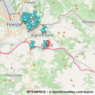 Mappa Via del Petriolo, 50012 Antella FI, Italia (4.83923)