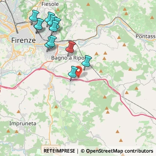 Mappa Via del Petriolo, 50012 Antella FI, Italia (4.97917)