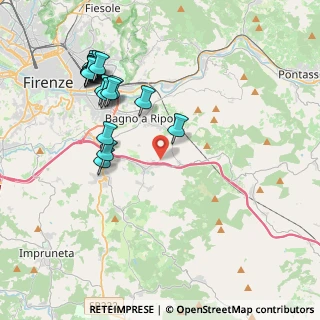 Mappa Via del Petriolo, 50012 Antella FI, Italia (4.49941)