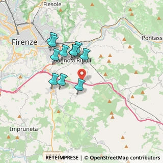 Mappa Via del Petriolo, 50012 Antella FI, Italia (3.05273)