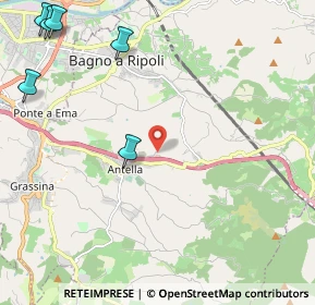 Mappa Via del Petriolo, 50012 Antella FI, Italia (3.76455)