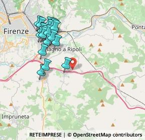 Mappa Via del Petriolo, 50012 Antella FI, Italia (4.263)