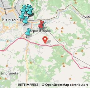 Mappa Via del Petriolo, 50012 Antella FI, Italia (5.02417)
