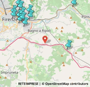 Mappa Via del Petriolo, 50012 Antella FI, Italia (6.37714)