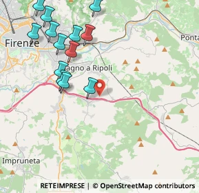 Mappa Via del Petriolo, 50012 Antella FI, Italia (4.79462)