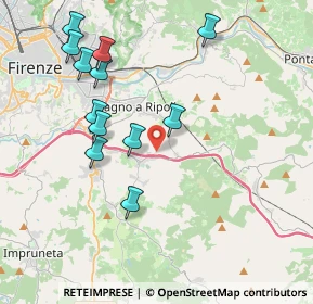Mappa Via del Petriolo, 50012 Antella FI, Italia (4.20083)