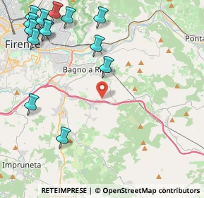 Mappa Via del Petriolo, 50012 Antella FI, Italia (6.02643)