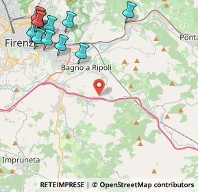 Mappa Via del Petriolo, 50012 Antella FI, Italia (6.26846)