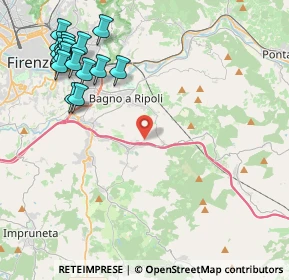 Mappa Via del Petriolo, 50012 Antella FI, Italia (5.49471)