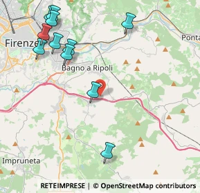Mappa Via del Petriolo, 50012 Antella FI, Italia (5.16818)