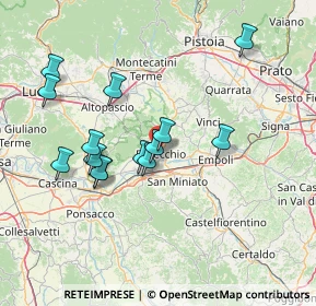 Mappa Via Giorgio Vasari, 50054 Fucecchio FI, Italia (14.04357)