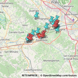 Mappa Via Dino Lotti, 50056 Montelupo Fiorentino FI, Italia (6.285)