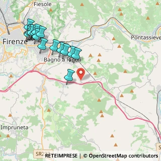 Mappa Via Roma, 50012 Antella FI, Italia (5.40353)
