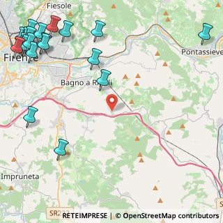 Mappa Via Roma, 50012 Antella FI, Italia (7.2455)
