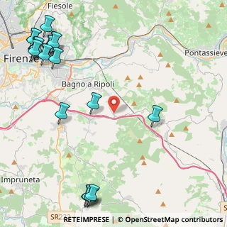 Mappa Via Roma, 50012 Antella FI, Italia (6.693)
