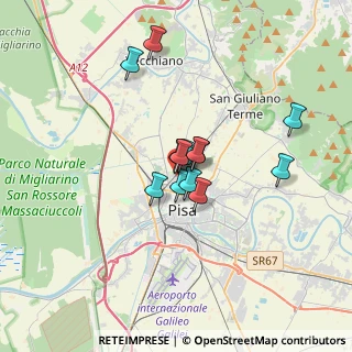 Mappa Via della Pura Alfredo, 56123 Pisa PI, Italia (2.40615)