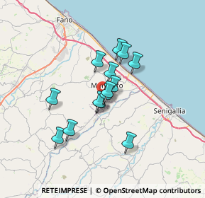 Mappa Via breccioncino, 61039 San Costanzo PU, Italia (5.00143)